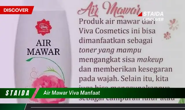 Temukan Manfaat Tersembunyi Air Mawar Viva yang Jarang Diketahui