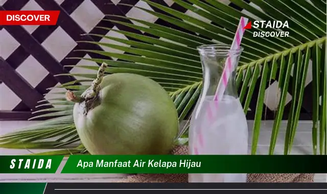 Temukan 7 Manfaat Air Kelapa Hijau yang Jarang Diketahui