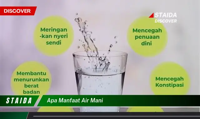 Temukan 7 Manfaat Air Mani yang Jarang Diketahui