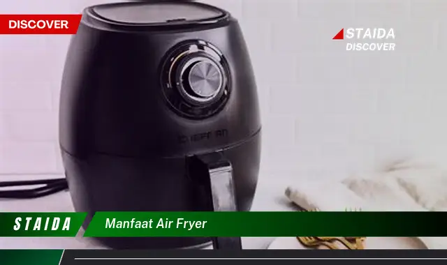 Temukan Manfaat Air Fryer yang Jarang Diketahui!