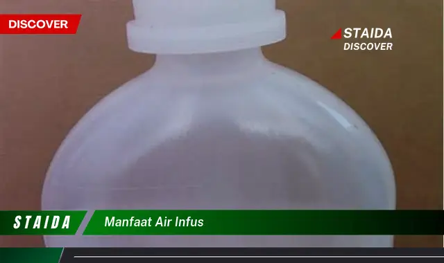 Temukan Manfaat Air Infus yang Jarang Diketahui