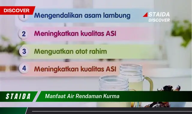 Temukan 7 Manfaat Air Rendaman Kurma yang Jarang Diketahui