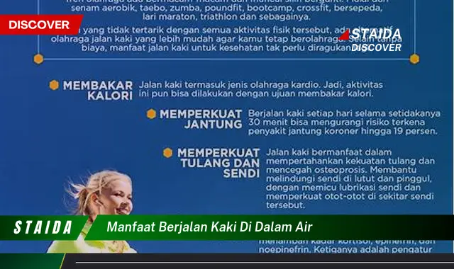 Ungkap 7 Manfaat Berjalan Kaki di Dalam Air yang Wajib Anda Ketahui