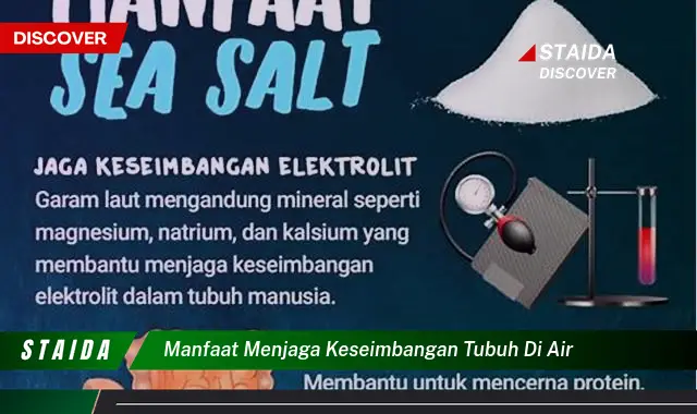 Temukan 7 Manfaat Jaga Keseimbangan Tubuh di Air yang Jarang Diketahui