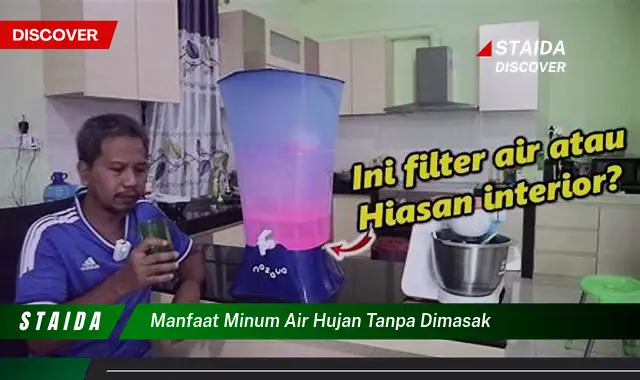 Temukan Manfaat Minum Air Hujan Tanpa Dimasak yang Jarang Diketahui