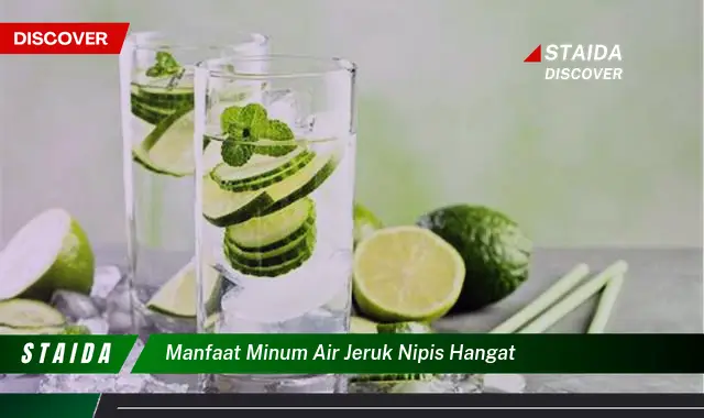 Temukan 7 Manfaat Minum Air Jeruk Nipis Hangat yang Belum Banyak Orang Tahu