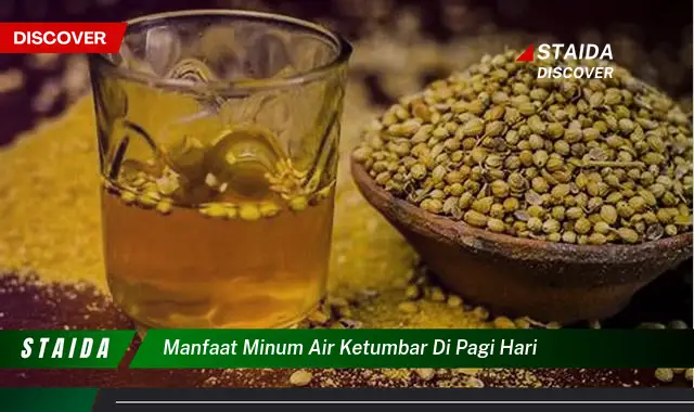 Temukan 7 Manfaat Minum Air Ketumbar di Pagi Hari yang Jarang Diketahui