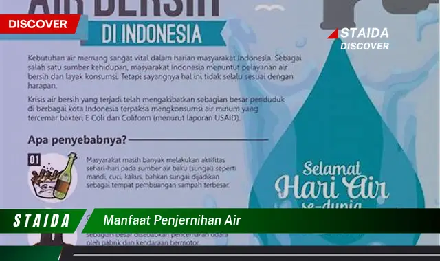 Ungkap 7 Manfaat Penjernihan Air yang Perlu Anda Ketahui