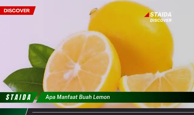 Temukan Rahasia Tersembunyi: 7 Manfaat Lemon yang Jarang Diketahui