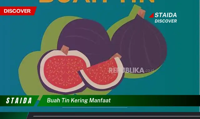 Ketahui 9 Manfaat Buah Tin Kering untuk Kesehatan Anda