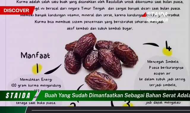 Temukan Rahasia Manfaat Serat Buah yang Jarang Diketahui