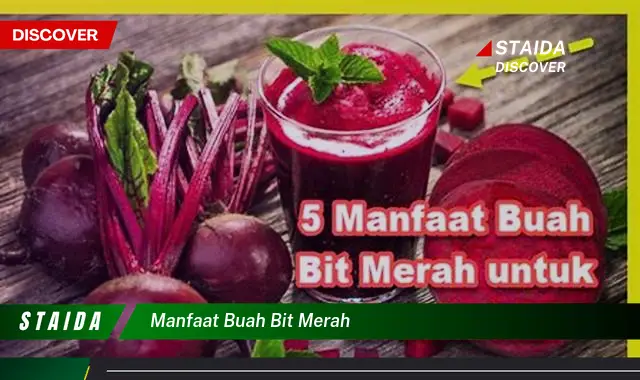 Temukan Khasiat Buah Bit Merah yang Jarang Diketahui