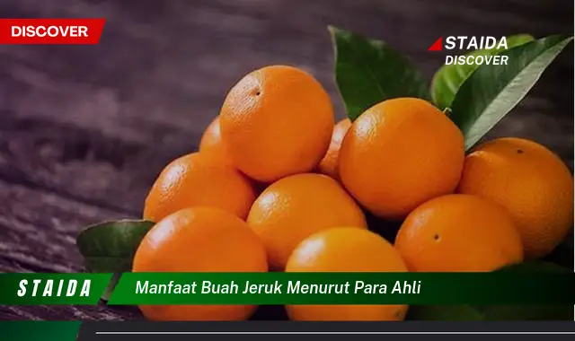 Temukan Manfaat Buah Jeruk yang Menakjubkan, Jarang Diketahui!