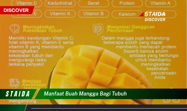 Temukan Manfaat Buah Mangga yang Jarang Diketahui untuk Tubuh!