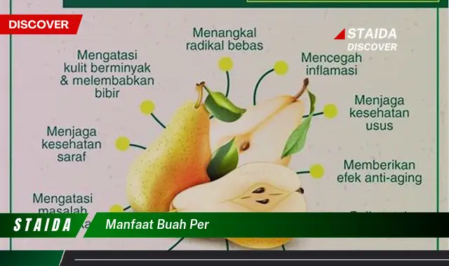 Ketahui 10 Manfaat Buah Pir untuk Kesehatan Tubuh Anda