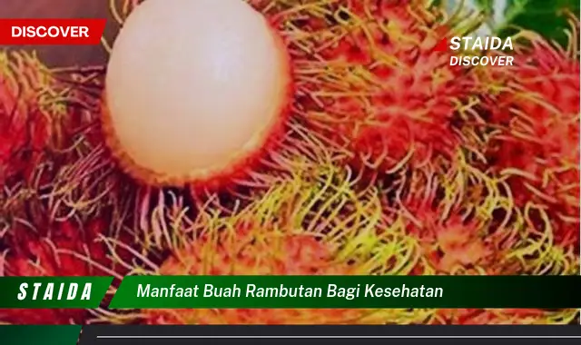 7 Manfaat Buah Rambutan yang Jarang Diketahui, Wajib Dicoba!