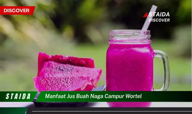 Ketahui 9 Manfaat Jus Buah Naga Campur Wortel untuk Kesehatan Tubuh Anda