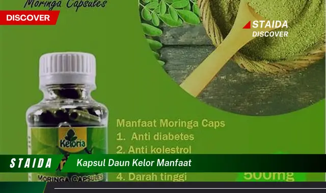 Temukan Manfaat Kapsul Daun Kelor yang Perlu Anda Tahu