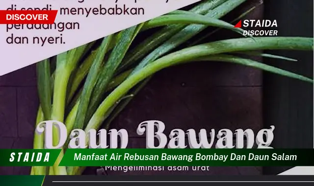 Temukan Manfaat Air Rebusan Bawang Bombay dan Daun Salam yang Jarang Diketahui