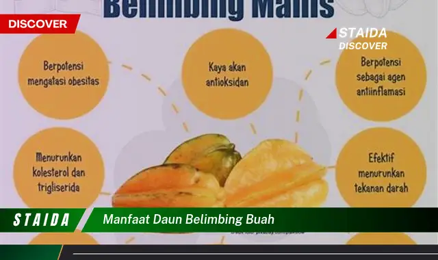 Temukan Manfaat Daun Belimbing Buah yang Jarang Diketahui