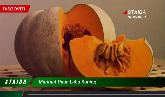 Ketahui 5 Manfaat Daun Labu Kuning yang Jarang Diketahui