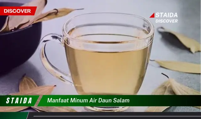 Ketahui 10 Manfaat Minum Air Daun Salam untuk Kesehatan Tubuh Anda