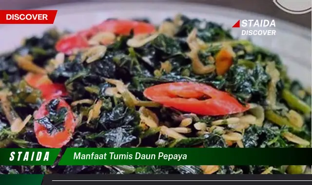 manfaat tumis daun pepaya