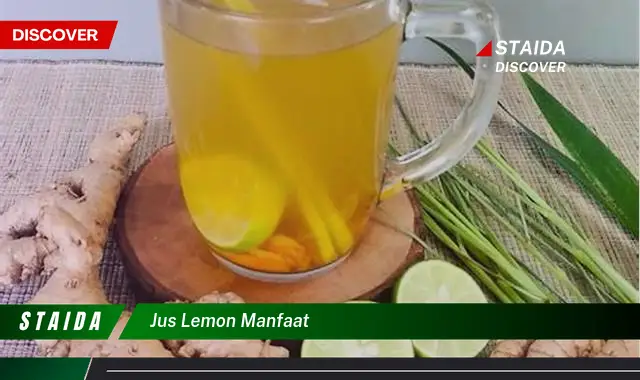 Temukan 7 Manfaat Jus Lemon yang Jarang Diketahui