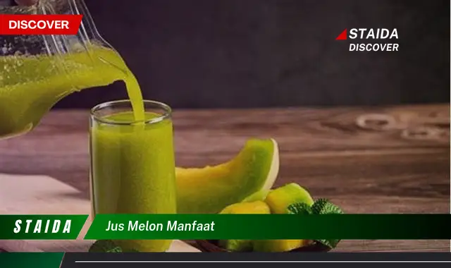 Temukan 7 Manfaat Jus Melon yang Belum Banyak Diketahui