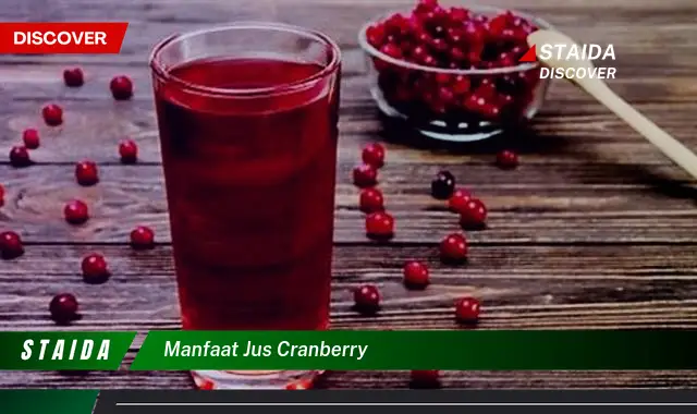 7 Manfaat Jus Cranberry yang Wajib Diketahui