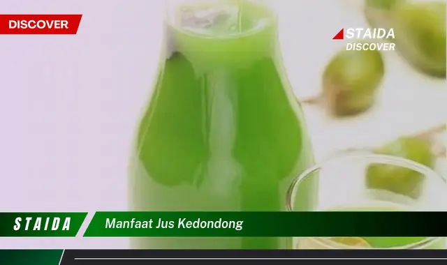 Temukan Rahasia Manfaat Jus Kedondong yang Jarang Diketahui