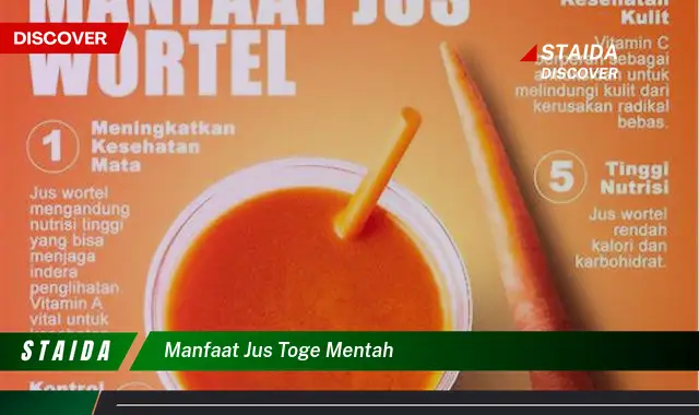 Temukan Manfaat Jus Toge Mentah yang Jarang Diketahui