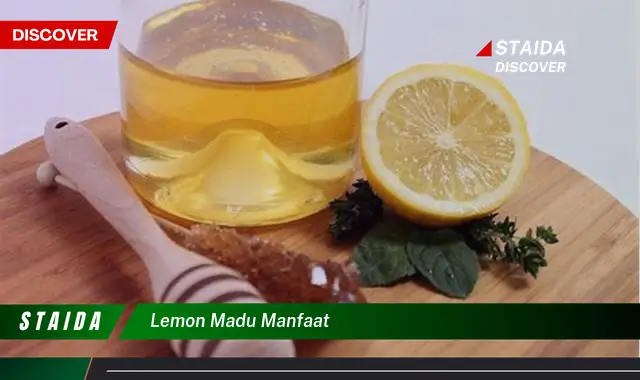 Temukan Manfaat Lemon Madu yang Jarang Diketahui!