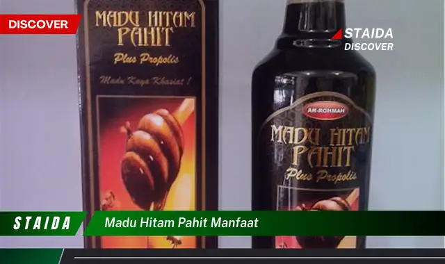 7 Manfaat Madu Hitam Pahit yang Jarang Diketahui