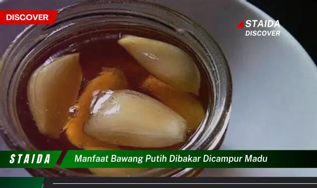 Temukan 7 Manfaat Bawang Putih Bakar Campur Madu yang Jarang Diketahui