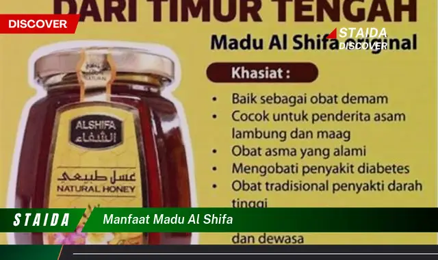 Temukan Manfaat Madu Al Shifa yang Belum Diketahui Banyak Orang