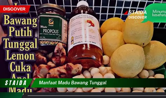 Temukan Manfaat Madu Bawang Tunggal yang Jarang Diketahui!