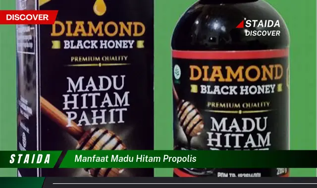 Temukan 7 Manfaat Madu Hitam Propolis yang Jarang Diketahui