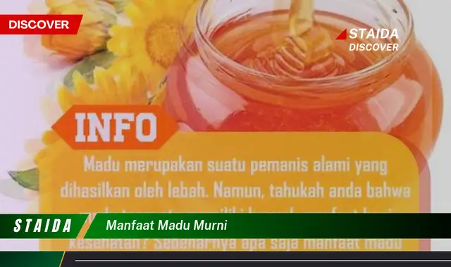 manfaat madu murni