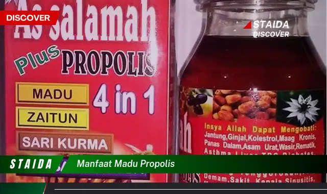 Temukan Manfaat Madu Propolis yang Jarang Diketahui