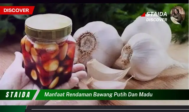 Temukan 7 Manfaat Rendaman Bawang Putih dan Madu yang Jarang Diketahui