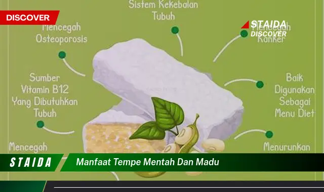 Temukan Manfaat Tempe Mentah dan Madu yang Jarang Diketahui