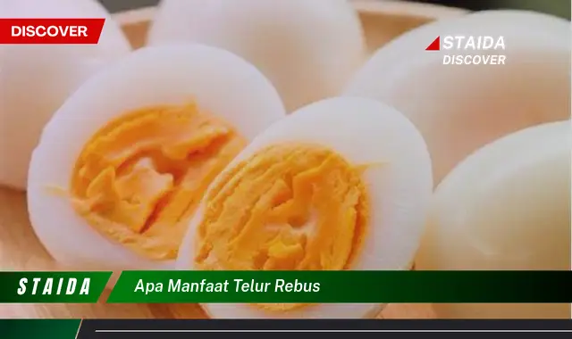 Terungkap Manfaat Telur Rebus, Jarang Diketahui!