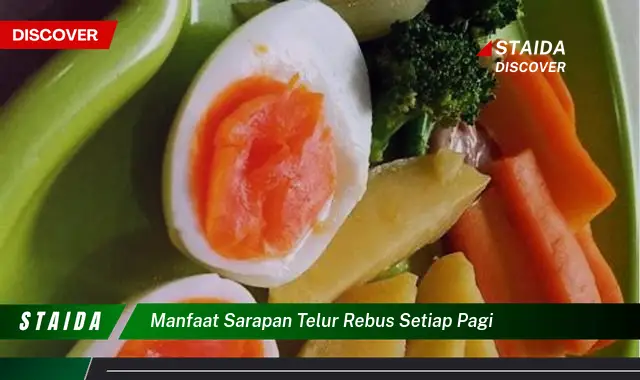 Temukan 7 Manfaat Sarapan Telur Rebus Setiap Pagi yang Jarang Diketahui