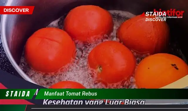 7 Manfaat Tomat Rebus yang Jarang Diketahui, Wajib Dicoba!