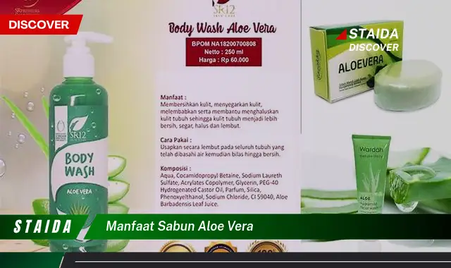 Temukan 7 Manfaat Sabun Aloe Vera yang Jarang Diketahui