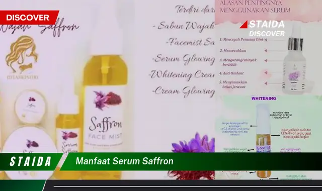 Temukan 7 Manfaat Serum Saffron yang Jarang Diketahui