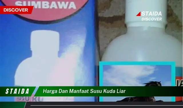 Ungkap Manfaat Susu Kuda Liar yang Jarang Diketahui