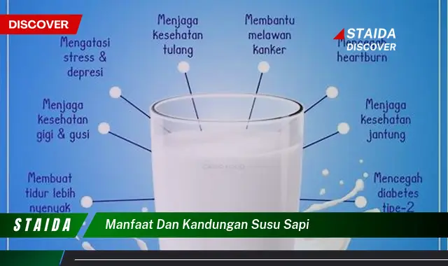 Temukan 7 Manfaat Luar Biasa Susu Sapi yang Jarang Diketahui