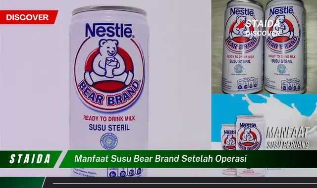 Temukan 7 Manfaat Susu Bear Brand Setelah Operasi Yang Jarang Diketahui